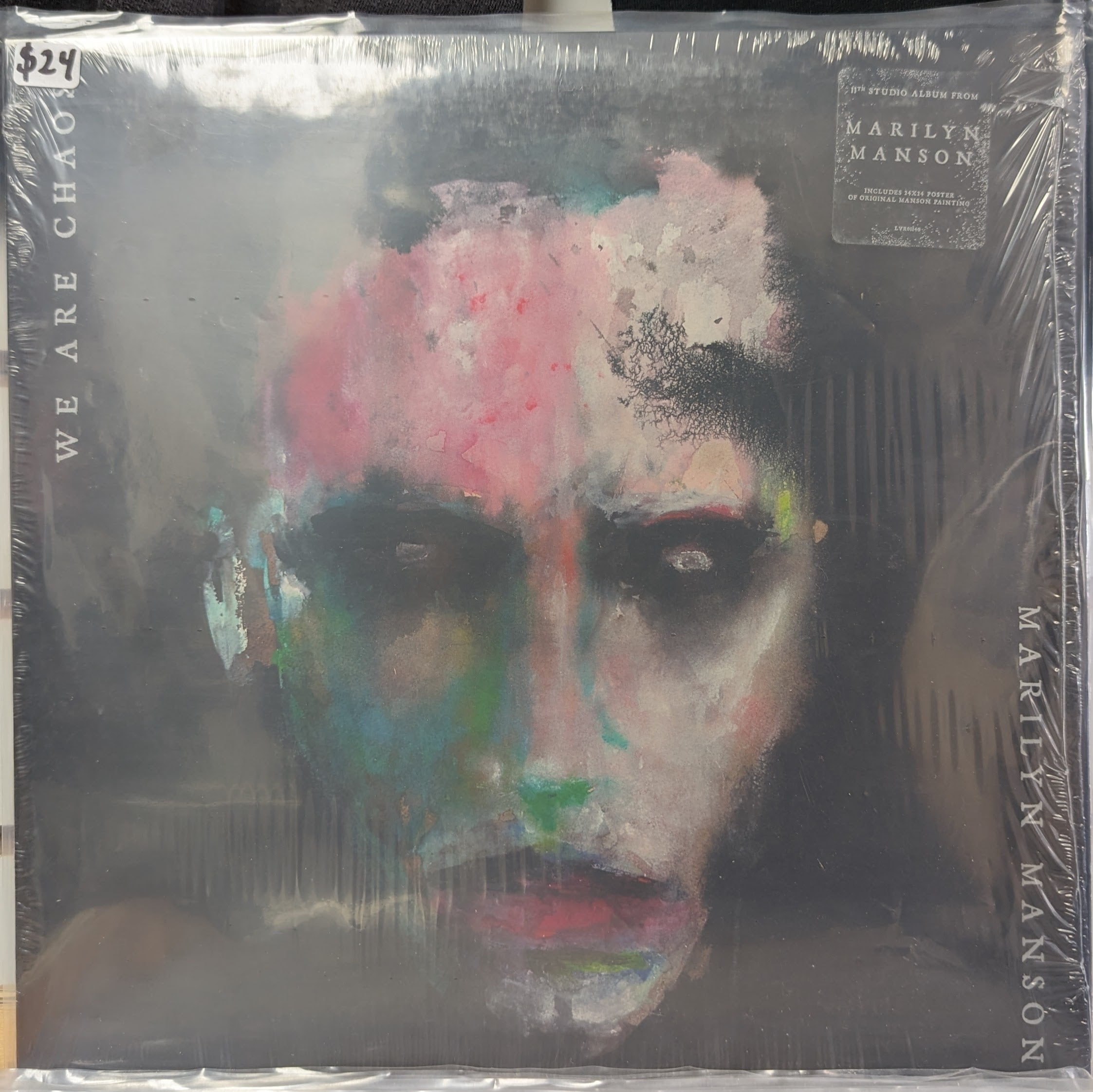Marilyn Manson We Are Chaos Deluxe Limited Edition 180g Splatter Vinyl 7